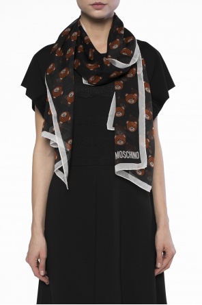 Scarf with teddy bear heads, zdjęcie 2 Scarf with teddy bear heads od Moschino